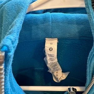 Lululemon blue scuba hoodie size 10